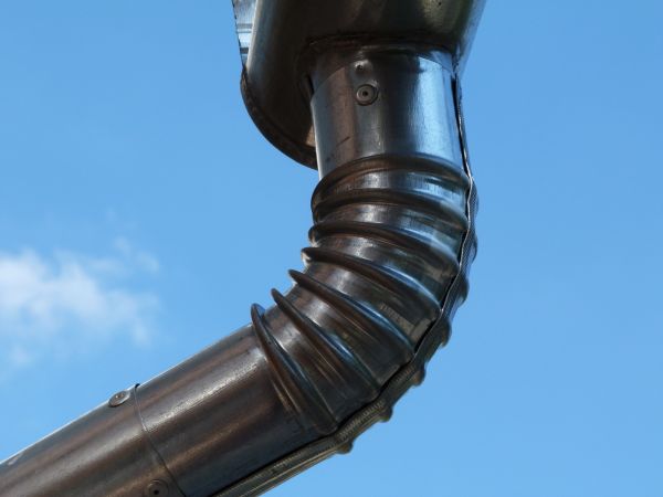Metal Downspout Installation in Foley